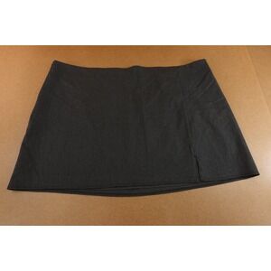 Old Navy Womens Size 4X Dark Heather Gray Pull On Pixie Mini Skirt NWT